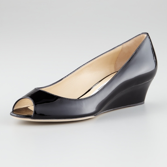Jimmy Choo Shoes - Jimmy Choo Peep Toe Demi Wedge